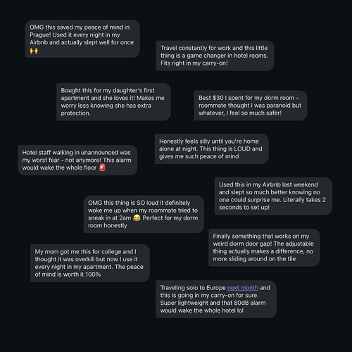 DoorPal – Portable 80dB Alarm & Door Stopper